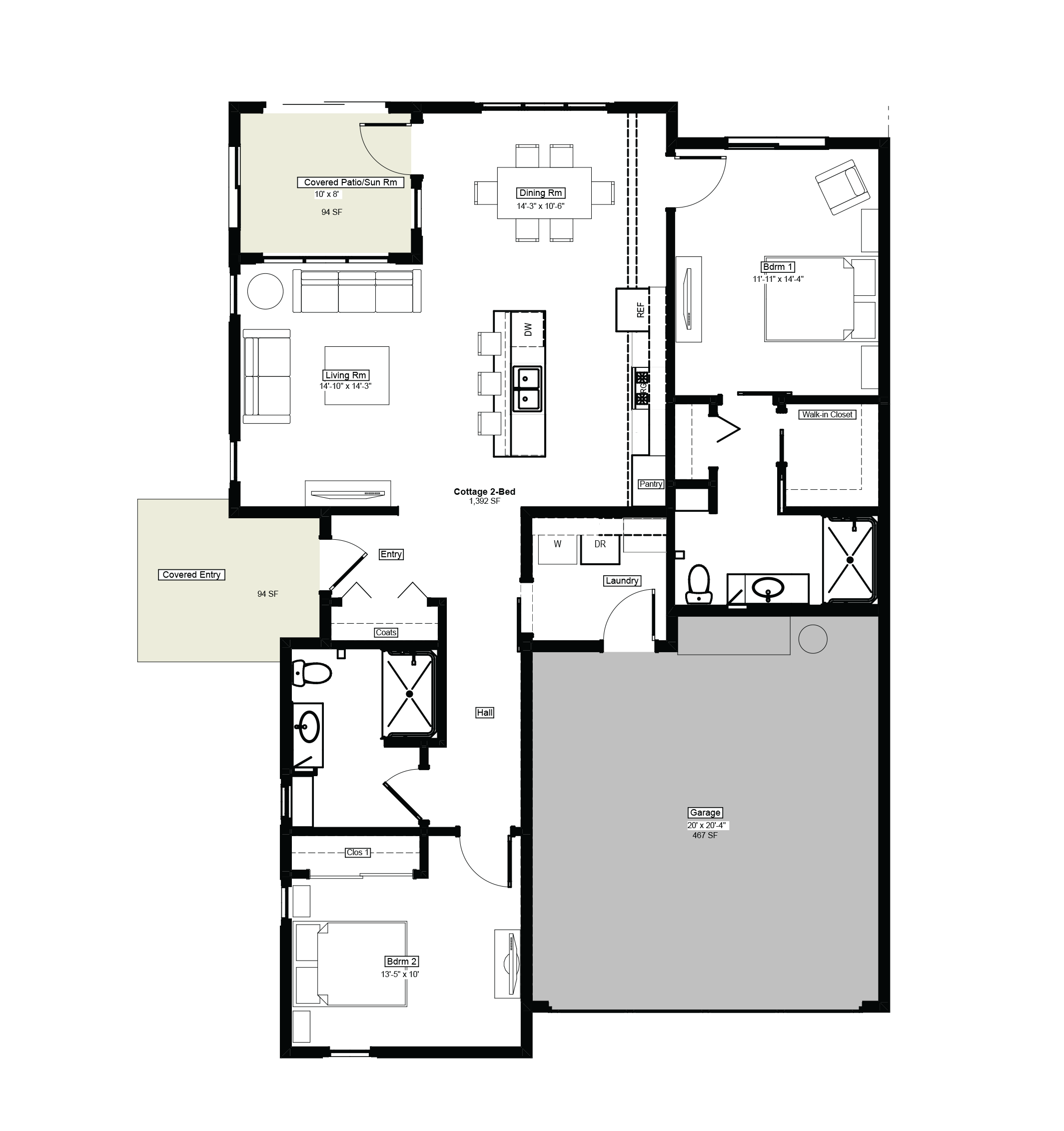 The Aspen | Two-Bedroom
