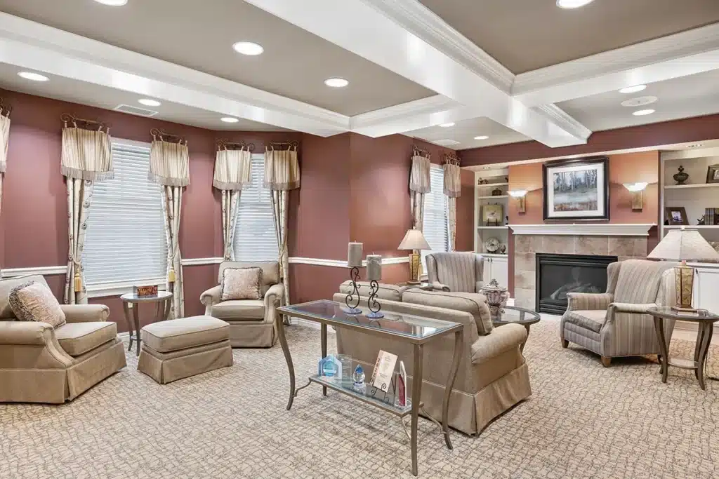 a living area in wittenberg village